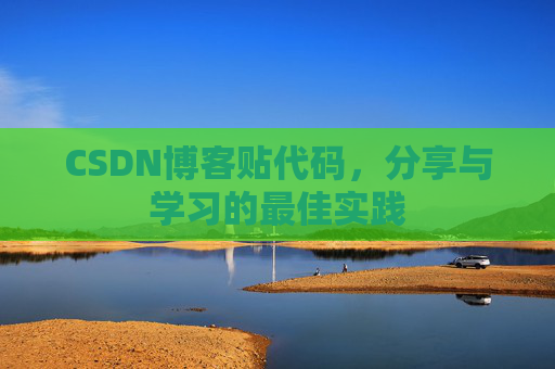 CSDN博客贴代码，分享与学习的最佳实践